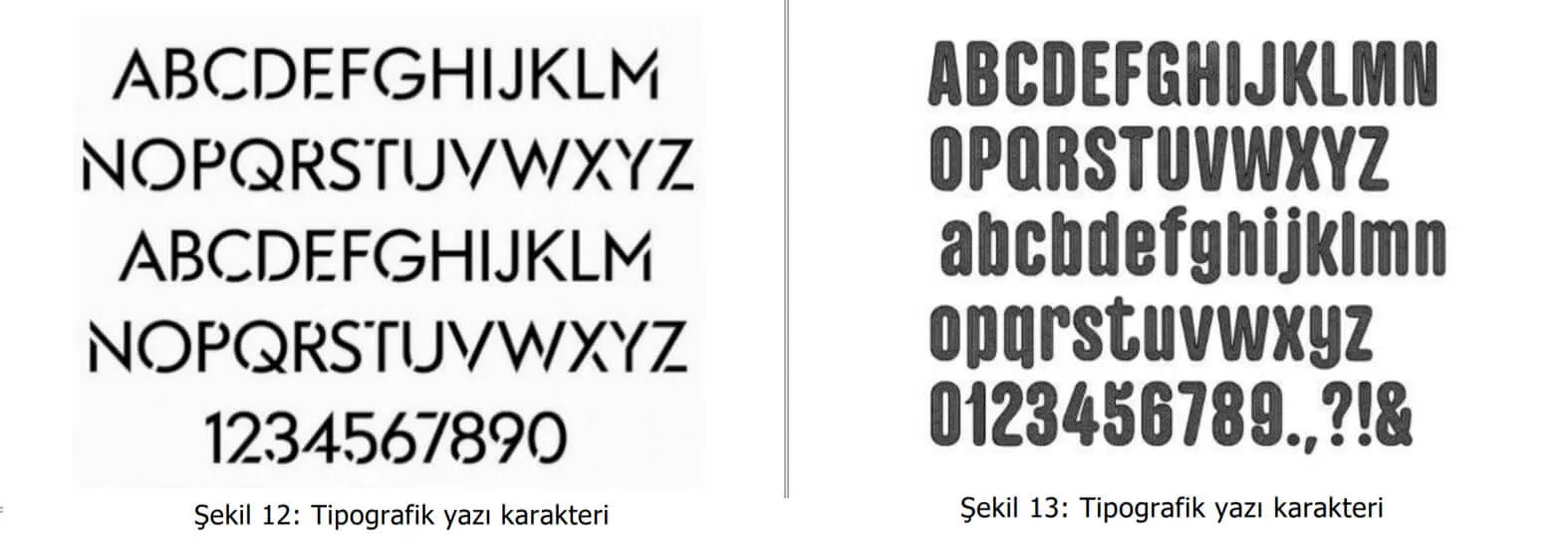 tipografik yazı karakter örnekleri-sakarya web tasarım